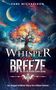 "Whisper in the Breeze", Zane Michaelson. Fantasiebild von buntem Baum vor leuchtendem Himmel mit Mond und Wolken.