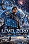 "Level Zero: The Galactic Awakening" steht über einem futuristischen, galaktischen Hintergrund mit Raumschiffen., Buch