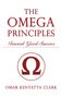 "The Omega Principles: Toward Good Success" in roter Schrift mit Omega-Symbol darunter. Autor: Omar Kenyatta Clark.