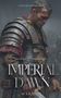 „Book One of Blessed Empire: Imperial Dawn“ von M S Rayed. Ein Krieger in antiker Rüstung, nachdenklich und verletzt., Buch