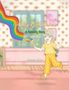 Text: "Addy's Rainbow: A Sensory Story" von Amanda Hawn. Illustration eines Kindes, das mit einem Regenbogenpinsel malt., Buch