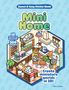 "Sweet & Cozy Sticker Book. Mini Home. 10 scenes to decorate, 300 stickers. Create miniature worlds in 3D!" zeigt eine Illustration., Buch