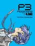"P3 PERSONA 3 RELOAD, THE OFFICIAL COLORING BOOK." Illustration eines Charakters mit Kopfhörern und violettem Haar auf blauem Hintergrund., Buch