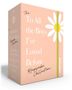 Box-Set von "To All the Boys I've Loved Before" mit Blume, gelbem Zentrum. Autor: Jenny Han., Buch