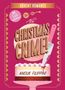„ADVENT ROMANCE. 24 chapters to open before Christmas! IT'S CHRISTMAS CRIME! ANOUK FILIPPINI.“ Ein Kuchen mit Messer.