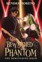 Text: "Kendra Moreno", "Bewitched by the Phantom", "The Bewitching Hour". Illustration von zwei Musikern mit Masken., Buch