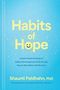 "Habits of Hope" in großen gelben Buchstaben. Blauer Hintergrund mit gelben Punkten. Autor: Shaunti Feldhahn, PhD.