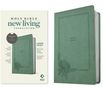 New Living Translation: NLT Large Print Premium Value Thinline Bible, Filament Enabled (Leatherlike, Morning Bloom Sage Green), Buch