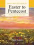 "Daily Reflections for Easter to Pentecost, Rejoice and Be Glad 2027, Paula Huston" steht über einer Landschaftsillustration., Buch