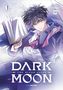 „Dark Moon: The Blood Altar“. Animefigur mit goldenen Augen hält ein Buch. Nummer „1“ oben links.