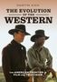 Text oben: "MARTIN KICH - THE EVOLUTION OF THE WESTERN". Unten: "THE AMERICAN FRONTIER IN FILM AND TELEVISION". Zwei Männer mit Hüten., Buch