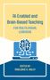 AI-Enabled and Brain-Based Teaching, blaues Gehirn-Logo auf Laptop-Symbol, Titel von Marjorie H. Haley.