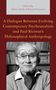 Titel: "A Dialogue Between Evolving Contemporary Psychoanalysis and Paul Ricoeur’s Philosophical Anthropology." Darunter ein Porträt eines lächelnden älteren Mannes mit Brille., Buch