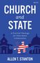 "CHURCH and STATE", "A Practical Theology for Faith-Based Collaboration", "ALLEN T. STANTON". Puzzle mit USA-Flagge.
