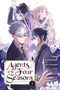 "Agents of the Four Seasons: Dance of Spring" Band 5. Zwei Männer im Anzug, zwei Frauen im Hintergrund. Manga-Stil., Buch