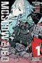 Text: Moskau 2160. Eine Manga-Illustration zeigt einen Soldaten in Rüstung vor einer futuristischen Stadt., Buch