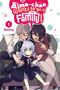 Titel: "Alma-chan Wants to Be a Family!". Drei Figuren auf einem Sofa, eine hält die Hand eines Mädchens mit blauen Haaren., Buch