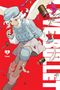 Text: "COVER NOT FINAL", "2", "inee", "ラブ♡バレット". Eine Figur mit Flügeln und blauer Kleidung hält ein rotes Herz., Buch