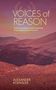 „VOICES of REASON“, Untertitel über Solidaritätsaktivismus in Israel/Palästina, Autor Alexander Koensler. Wüstenlandschaft., Buch