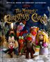 Text: "Official Book of Crochet Amigurumi", "The Muppet Christmas Carol", "Drew Hill". Häkelfiguren der Muppets im Winter., Buch