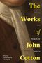 "The Works of John Cotton, Volume One, Puritan Piety, edited by Stephen Yuille." Detail eines Gemäldes mit Kragen und Krawatte., Buch