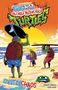 Text: "TALES OF THE TEENAGE MUTANT NINJA TURTLES", darunter "COASTAL CHAOS". Illustration: Schildkröten am Strand., Buch