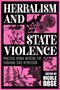 „Herbalism and State Violence“ oben, und „Edited by Nicole Rose“ unten. Pflanzenzeichnungen auf pinkem Hintergrund.
