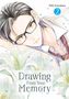 "Drawing From Your Memory", "Shiki Kawabata", "2". Illustration eines nachdenklichen Mannes mit Brille, umgeben von Lilien., Buch