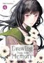 Text: "Shiki Kawabata", "4", "Drawing From Your Memory". Eine Illustration eines Mädchens mit dunklen Haaren und weißen Blumen., Buch