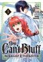 „You Can't Bluff the Sharp-Eyed Sister“, Band 5. Zwei Figuren: vorn junge Frau mit roten Haaren, hinten Mann mit Schwert., Buch
