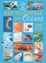 "Ultimate Lift the Flap Encyclopedia of Oceans, 200 Flaps to Explore." Illustrationen von Meereslebewesen wie Wale und Fische.