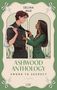 Text: "Selina Mae", "Ashwood Anthology", "Sworn to Secrecy", "A Novel", "LYX".  
Illustration: Ein Mann und eine Frau vor einer Stadtsilhouette., Buch