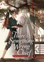 „There's Something Wrong with the Chief“ von Yang Su. Zwei Figuren in traditioneller Kleidung unter blühenden Bäumen., Buch
