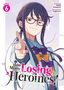 „Too Many Losing Heroines!“: Eine Figur mit Brille zeigt auf den Betrachter. Bunte Schleifen im Haar., Buch