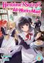 "Heroine? Saint? NO, I'M AN All-Works Maid (And Proud of It!)" Drei Frauen in Dienstmädchenkleidung, eine mit Kuchen, ein Mann im Anzug., Buch