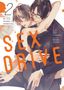 „2 My Sneaky Underling SEX DRIVE“ in orange. Illustration zweier eng umschlungener Personen, stilvoll gezeichnet., Buch
