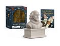 "Shakespeare Talking Bust", illustriertes Buch, Skulptur mit "William Shakespeare". Rechteckige Verpackung mit floralen Motiven., Buch