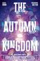 Text: "The Autumn Kingdom, Volume Two: The Wraithbound Queen." Farbenfrohe Illustration mit Pilzen und Blättern., Buch
