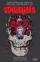 „Chilling Adventures of Sabrina“, Deluxe Edition. Illustration: Sabrina in einem Totenkopf mit rot-schwarzen Gestalten., Buch