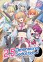 „2.5 Dimensional Seduction“ steht in großen Buchstaben. Eine fröhliche Gruppe von Manga-Charakteren posiert lebhaft., Buch