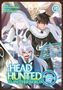 "HEAD HUNTED TO ANOTHER WORLD. FROM SALARYMAN TO BIG FOUR!" Drei Anime-Charaktere, einer mit Fuchs-Ohren., Buch