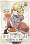„The Tale of a Little Alchemist: Blessed by the Spirits“ zeigt ein blondes Mädchen mit einer Blume im Haar und eine Fee., Buch