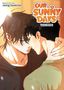 "Our Sunny Days, Volume 2" ist in großen Buchstaben geschrieben. Zwei Männer stehen nah beieinander, ihre Stirn und Nase berühren sich., Buch