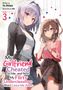 Text: "My Girlfriend Cheated on Me, and Now My Flirty Underclassman Won’t Leave Me Alone." Zwei Anime-Mädchen, stilvoll gekleidet., Buch