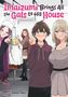 Titel: "Imaizumi Brings All the Gals to His House". Manga-Illustration mit lächelnden Figuren und Victory-Zeichen., Buch