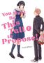 Text: "You Must Be This Tall to Propose! Fumi Mifuyu"
Illustration: Mädchen und Junge, der Blumen hält., Buch