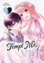 „Don't Tempt Me, VP!“ und „Kana Nakatsuki 5“. Ein lächelndes Paar in festlicher Kleidung mit Blumen. Manga-Stil., Buch
