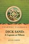 "Dick Sand: A Captain at Fifteen" von Jules Verne bei Lushena Classics. Ozean-Motiv mit Kompass und Bergen., Buch