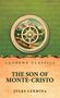 „Lushena Classics: The Son of Monte-Cristo“ von Jules Lermina, grün-orange Gestaltung mit Kompass und Landschaft., Buch