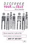 „Discover Your True Self“ von Anna Lekawska. Illustration von abstrakten Figuren und Titeltexten.
